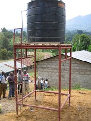 The feeder tank at the primary school